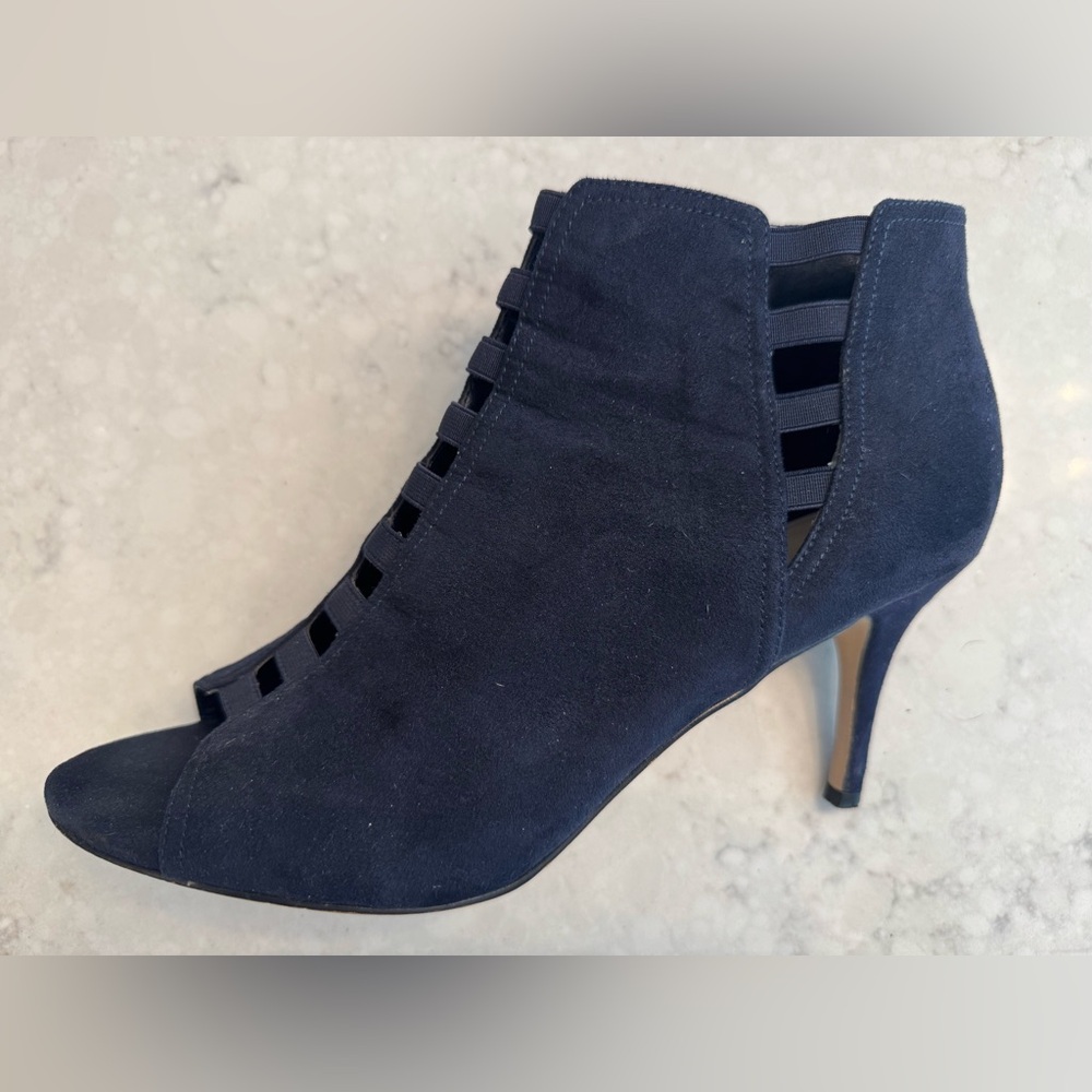 Nine West Navy Blue Women's Booties, sz. 10